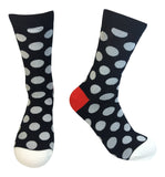 5 Pair Mens Funky Fun Colorful Socks-Hipster Power Socks-Premium Cotton Socks