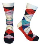 5 Pair Mens Funky Fun Colorful Socks-Hipster Power Socks-Premium Cotton Socks