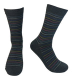 5 Pair Mens Funky Fun Colorful Socks-Hipster Power Socks-Premium Cotton Socks