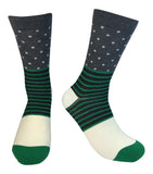 5 Pair Mens Funky Fun Colorful Socks-Hipster Power Socks-Premium Cotton Socks