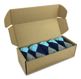 5 Pair Men Matching Fashion Dress Socks Gift Box-Groomsmen Weddings Party Socks