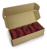 5 Pair Men Matching Fashion Dress Socks Gift Box-Groomsmen Weddings Party Socks