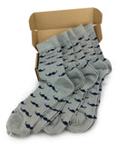 5 Pair Men Matching Fashion Dress Socks Gift Box-Groomsmen Weddings Party Socks