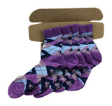 5 Pair Men Matching Fashion Dress Socks Gift Box-Groomsmen Weddings Party Socks