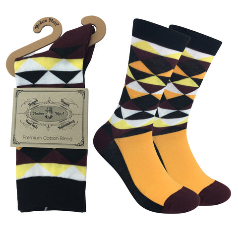 Mens Colorful Funky Fun Casual Fashion Socks  Collection- Single Pairs