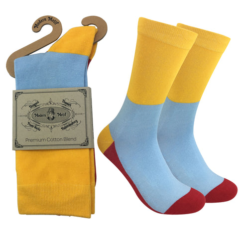 Mens Colorful Novelty Funky Fun Cotton Fashion Socks  Collection- Single Pairs