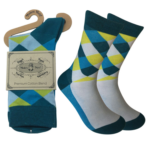 Mens Colorful Novelty Funky Fun Cotton Fashion Socks  Collection- Single Pairs