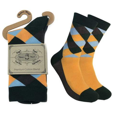 Mens Colorful Novelty Funky Fun Cotton Fashion Socks  Collection- Single Pairs