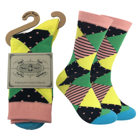 Mens Colorful Novelty Funky Fun Cotton Fashion Socks  Collection- Single Pairs