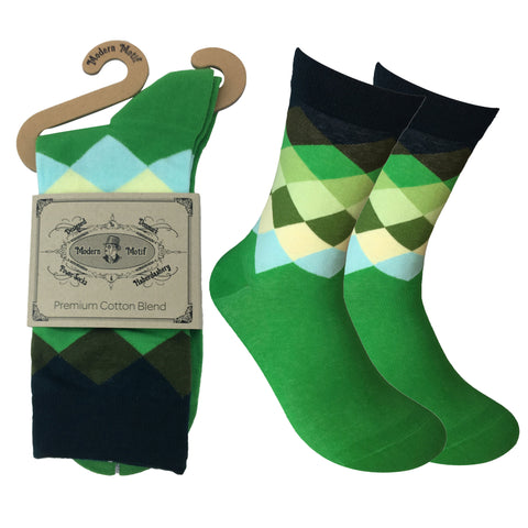 Mens Colorful Funky Fun Casual Fashion Socks  Collection- Single Pairs