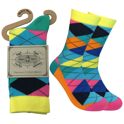 Mens Colorful Novelty Funky Fun Cotton Fashion Socks  Collection- Single Pairs