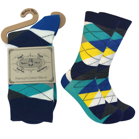 Mens Colorful Novelty Funky Fun Cotton Fashion Socks  Collection- Single Pairs