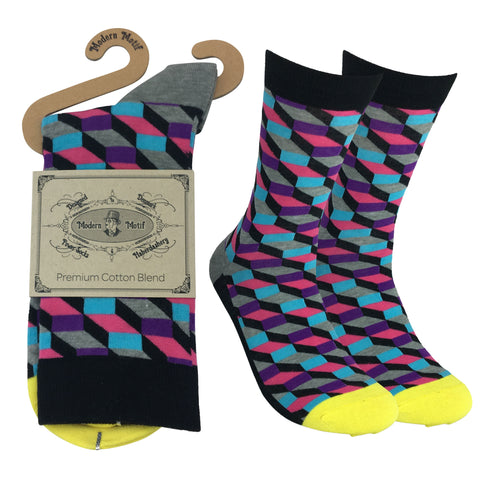 Mens Colorful Novelty Funky Fun Cotton Fashion Socks  Collection- Single Pairs