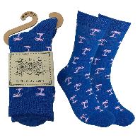 Mens Colorful Novelty Funky Fun Cotton Fashion Anchor Socks  Collection- Single Pairs