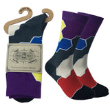 Mens Colorful Novelty Funky Fun Cotton Fashion Socks  Collection- Single Pairs