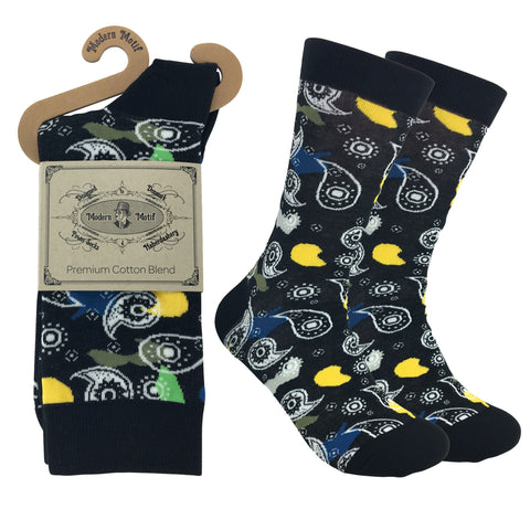 Mens Colorful Novelty Funky Fun Cotton Fashion Socks  Collection- Single Pairs