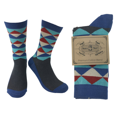 Mens Colorful Funky Fun Casual Fashion Socks  Collection- Single Pairs