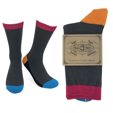 Mens Colorful Novelty Funky Fun Cotton Fashion Socks  Collection- Single Pairs