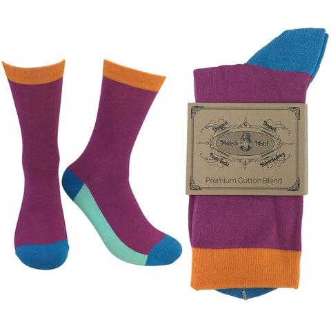 Mens Colorful Novelty Funky Fun Cotton Fashion Socks  Collection- Single Pairs