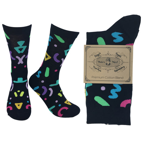 Mens Colorful Novelty Funky Fun Cotton Fashion Socks  Collection- Single Pairs