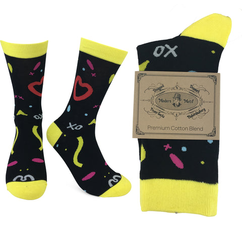 Mens Colorful Novelty Funky Fun Cotton Fashion Socks  Collection- Single Pairs