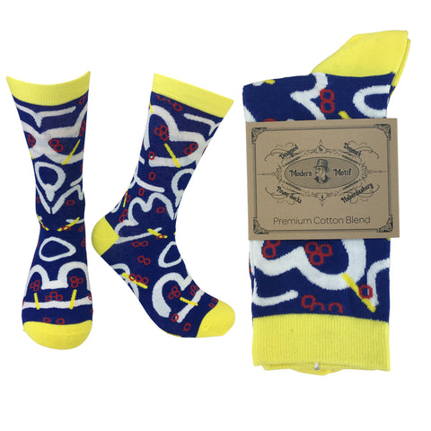 Mens Colorful Novelty Funky Fun Cotton Fashion Socks  Collection- Single Pairs