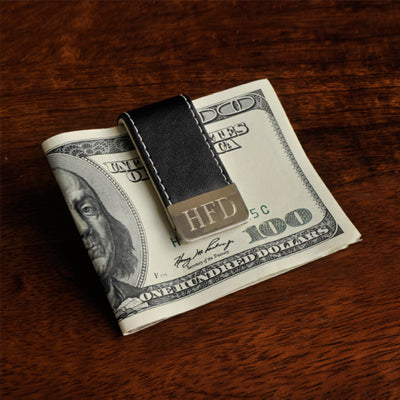 Gentry Leather Money Clip