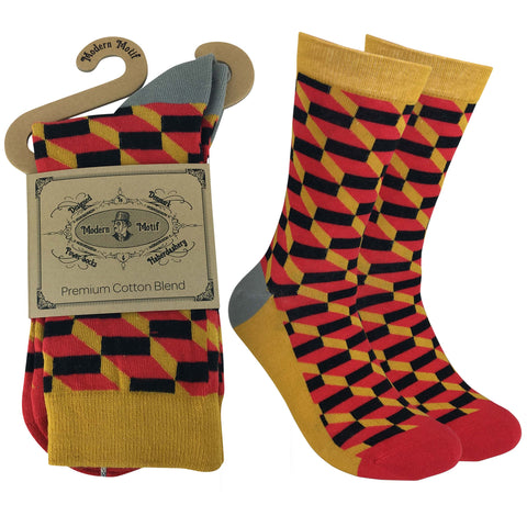 Mens Colorful Funky Fun Casual Fashion Socks  Collection- Single Pairs