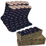 5 Pair Men Matching Fashion Dress Socks Gift Box-Groomsmen Weddings Party Socks