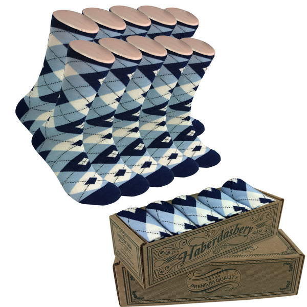 5 Pair Men Matching Fashion Dress Socks Gift Box-Groomsmen Weddings Party Socks