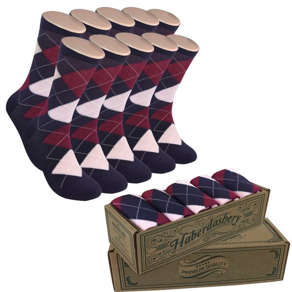 5 Pair Men Matching Fashion Dress Socks Gift Box-Groomsmen Weddings Party Socks