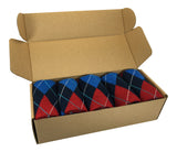 5 Pair Men Matching Fashion Dress Socks Gift Box-Groomsmen Weddings Party Socks