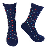 2 Pair Mens Funky Fun Colorful Socks - Hipster Power Socks - Premium Cotton Socks