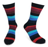 Men Novelty Fashion Dress Socks-2 Pair Fancy Power Sock-Fun Colorful Theme Socks