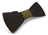 Premium Wooden Creative Handmade Bowtie with Matching Cotton Mens Blend Sock