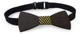 Premium Wooden Creative Handmade Bowtie with Matching Cotton Mens Blend Sock