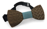 Premium Wooden Creative Handmade Bowtie with Matching Cotton Mens Blend Sock