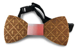 Premium Wooden Bow Tie with Matching Pocket Square and Cotton Blend Mens Socks