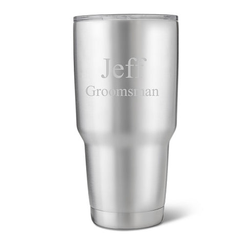 30 oz. Stainless Steel Double Wall Insulated Tumbler
