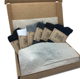 Men 6 Pair Premium Classic Dress Socks-Super Soft Luxury Crew Socks-Gift Box