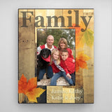 Family Fall Picture Frame