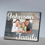 Family Wood Grain Picture Frame