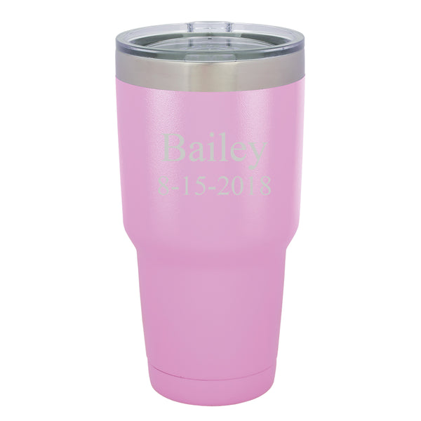 Lavender Stainless Steel 30 oz. Double Insulated Tumbler