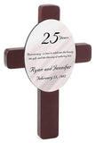 Personalized Oval Wedding Cross - Available in 12 Designs