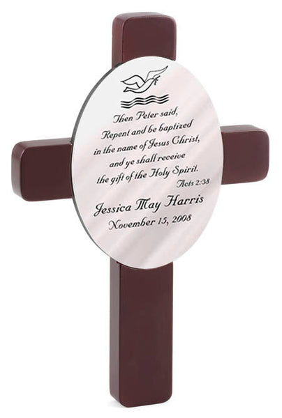 Personalized Baptism Cross - Available in 3 Designs