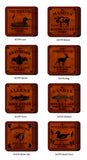 Cabin Series Coaster Set - Available in 9 Designs