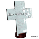 Faith and Flowers Cross - Available in 9 Prayers