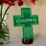 Irish Blessing Shamrock Cross - Available in 8 Prayers