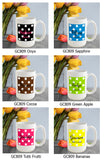 Polka Dot Coffee Mug - Available in 6 Colors