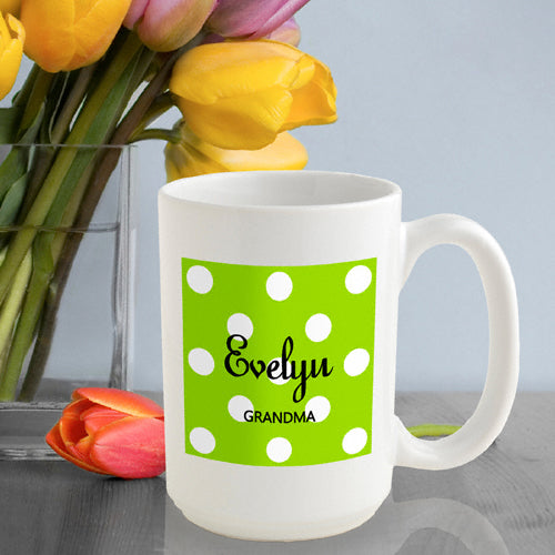 Polka Dot Coffee Mug - Available in 6 Colors